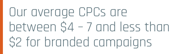 Average CPCs at lower cost