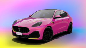 Pink Barbie Maserati Tofeo.